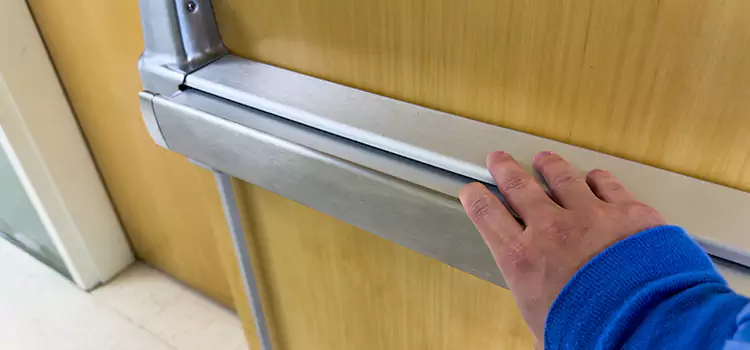 Installing a Push Bar on a Door Framingham